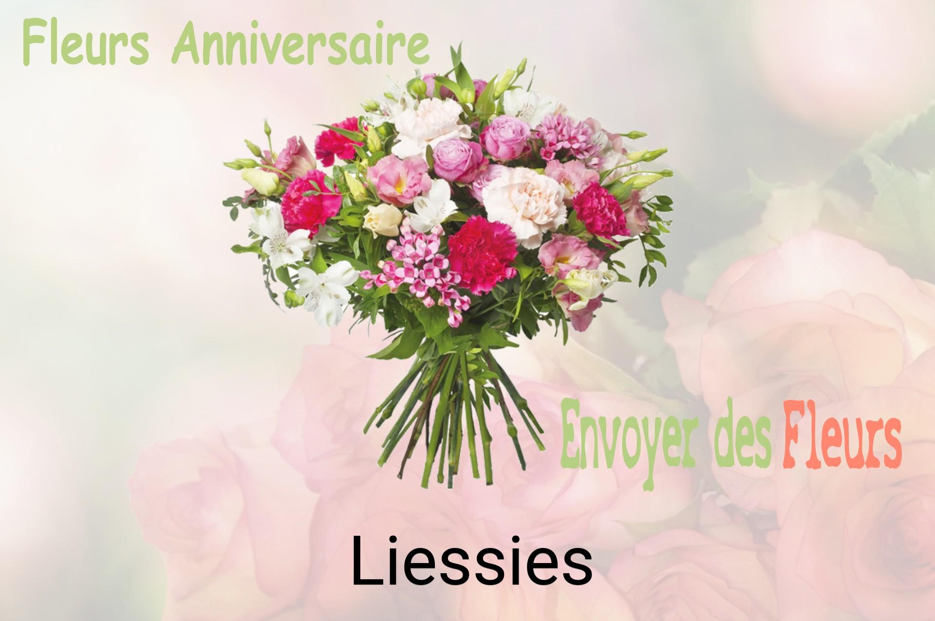 Bouquet de fleurs d’anniversaire livré à Liessies
