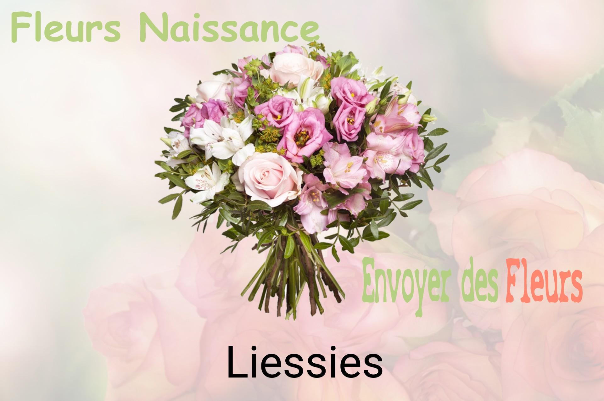 Bouquet de fleurs de naissance livré à Liessies